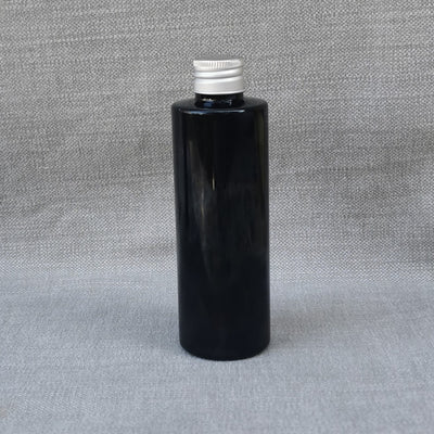 PET Črna plastenka - 200 ml s kovinskim pokrovčkom - Nona Luisa