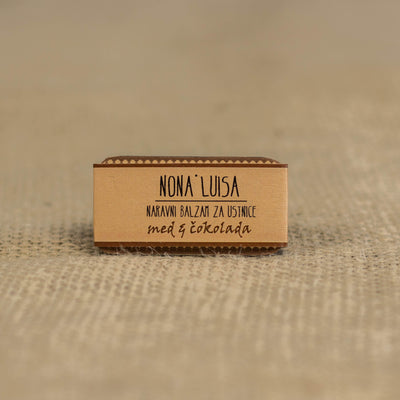 Naravni balzam v kovinski škatlici - Med in čokolada - Nona Luisa